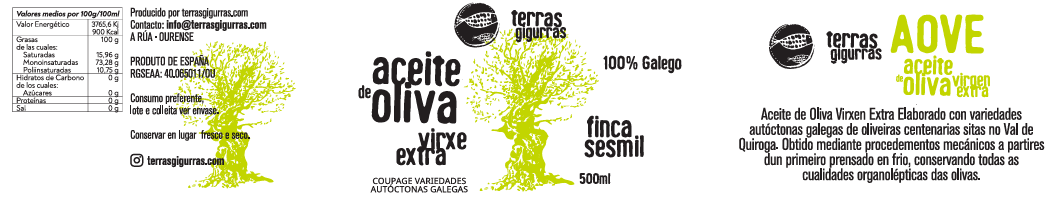 ACEITE DE OLIVA VIRGEN EXTRA TERRAS GIGURRAS FINCA SESMIL- 500ml - Cosecha 2024