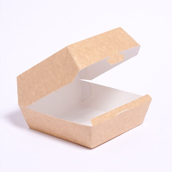 Boite Burger grande gamme kraft – Lot de 25