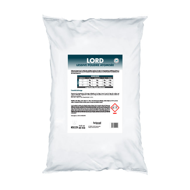 Lessive Poudre Lord – Sac de 20 kg