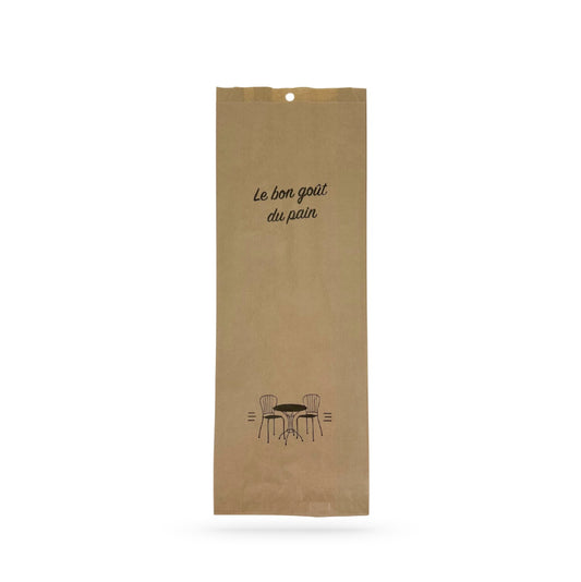 Sac à Pain Kraft "le bon gout du pain" 18x52 | lot de 1000