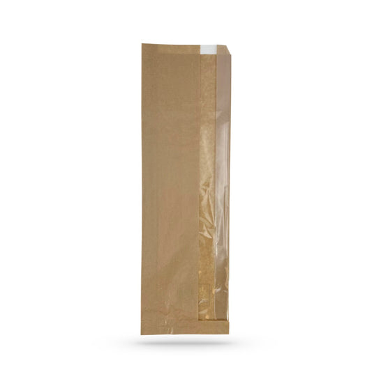 Sac à Pain Kraft à fenêtre 18x60 | lot de 1000