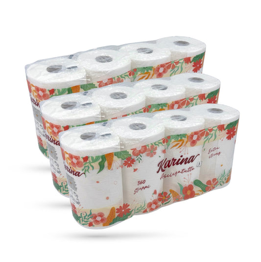 Essuie-tout ménager  | lot de 4 rouleaux