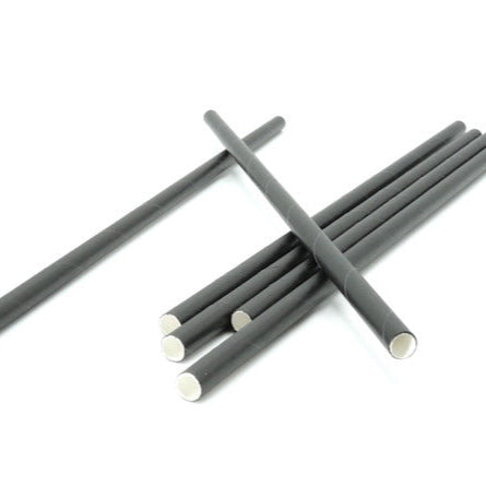 Paille noire Carton écologique | lot de 100